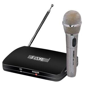 5Core Wireless Microphone Dual Function Wireless - Wired Microphone Inalambrico